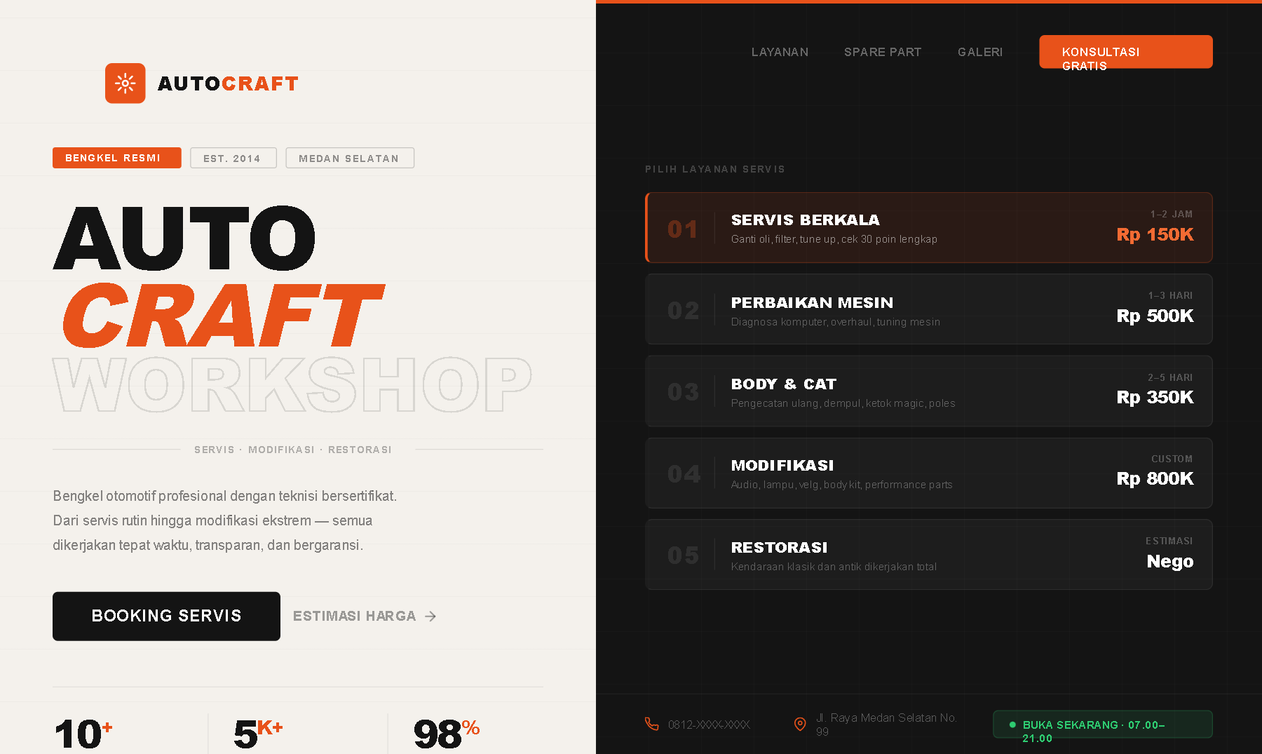 AutoCraft Workshop