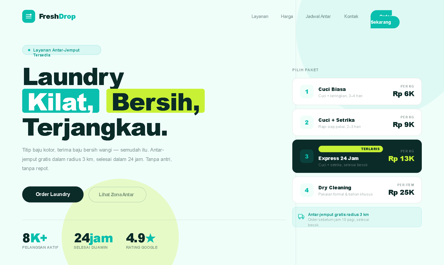 FreshDrop Laundry